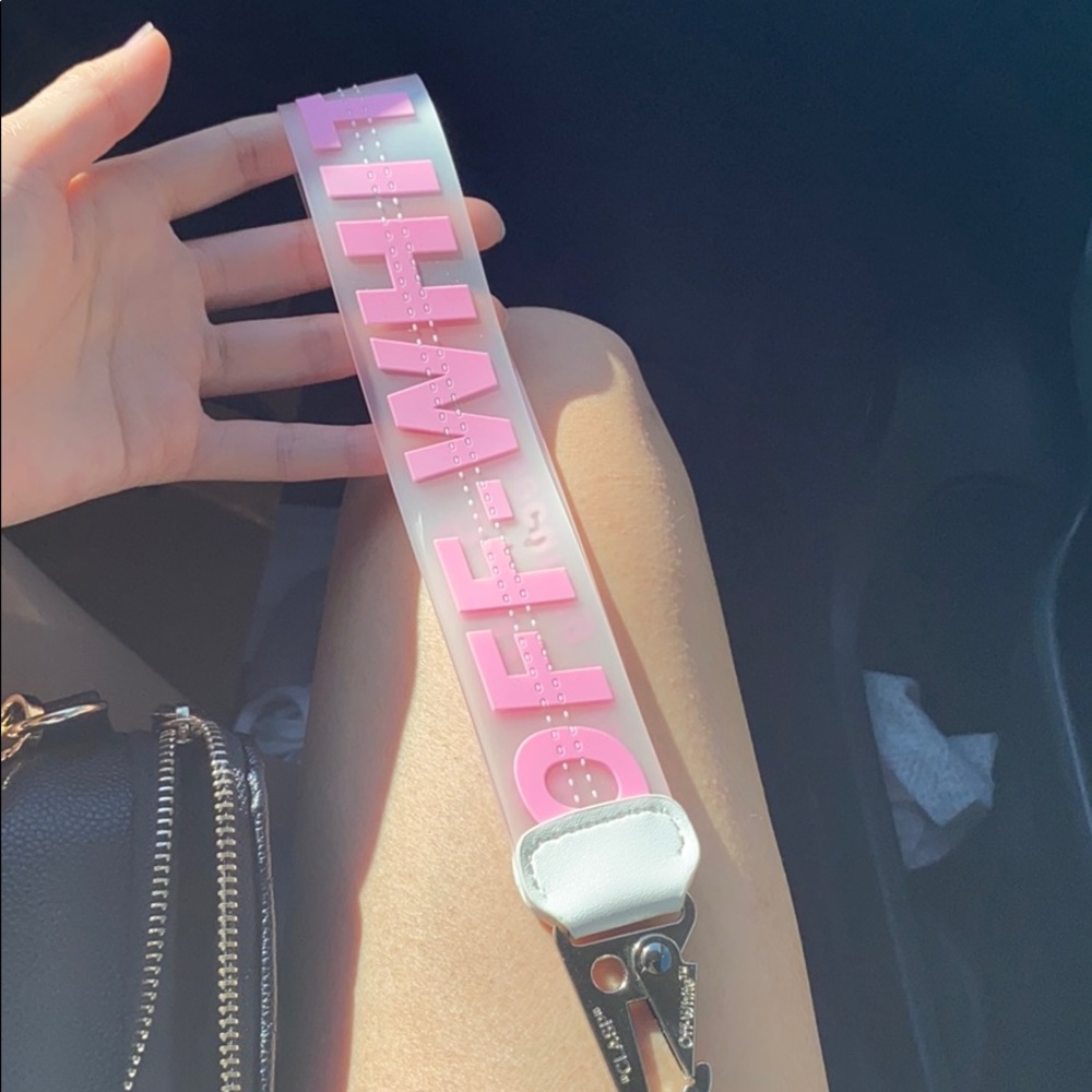 off white keychain
